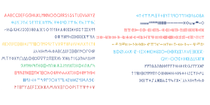 Ongunkan All Runic Unicode Fuente Póster 3