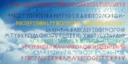 Ongunkan All Runic Unicode Fuente Póster 1