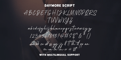 Daymore Font Poster 9