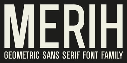 SK Merih Font Poster 1