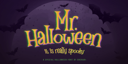 Mr Halloween Font Poster 1