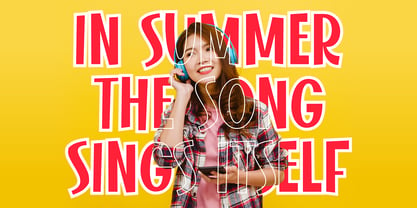Summer Sunshine Font Poster 2