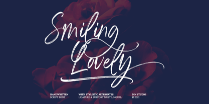 Smiling Lovely Font Poster 1