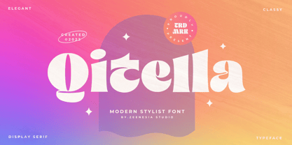 Qitella Font Poster 1