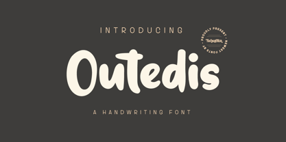 Outedis Font Poster 1
