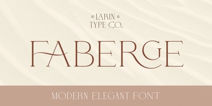 Faberge Font Poster 1