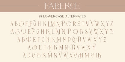 Faberge Font Poster 14