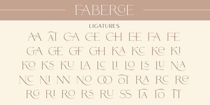 Faberge Font Poster 12