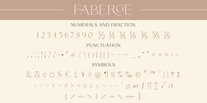 Faberge Font Poster 15