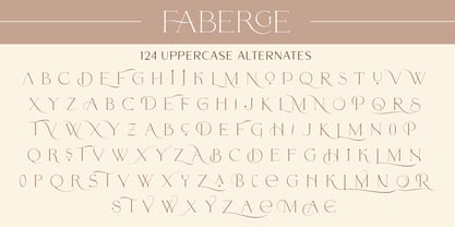 Faberge Font Poster 13