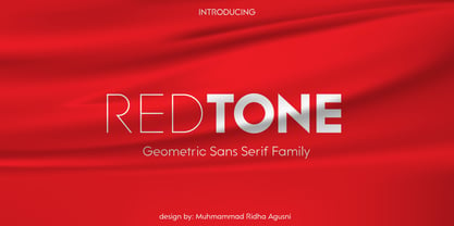 Redtone Font Poster 1
