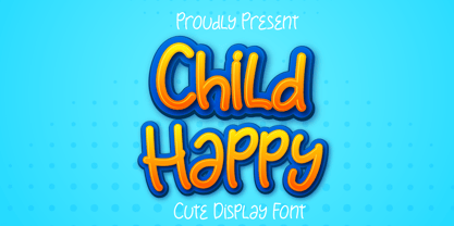 Child Happy Font Poster 1