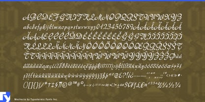 Mecheria Font Poster 7