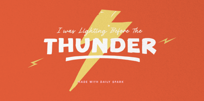 Daily Spark Font Poster 6