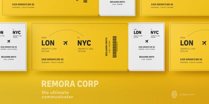Remora Corp Font Poster 10