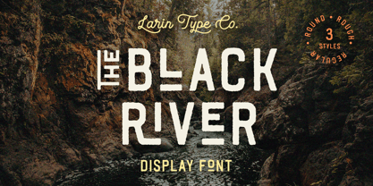 Black River Font Poster 1