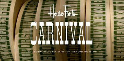 Carnival Font Poster 1