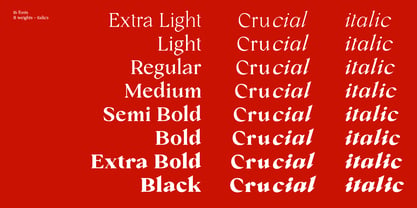 Crucial Font Poster 7