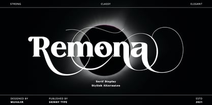 ST Remona Neue Font Poster 1
