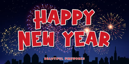 New Year Page Font Poster 2