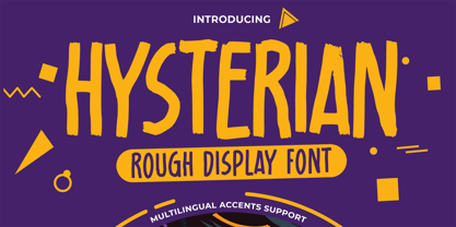 Hysterian Font Poster 1