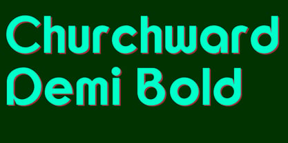 Churchward Font Poster 6