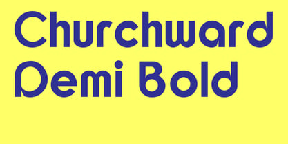 Churchward Font Poster 8
