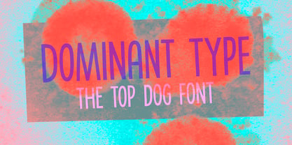 Dominant Type Font Poster 1