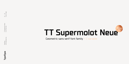 TT Supermolot Neue Font Poster 1