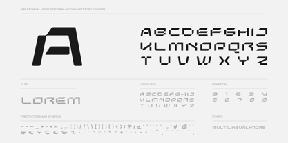 MBF Kromium Font Poster 4