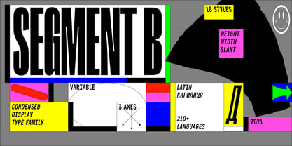 Segment B Type Font Poster 1