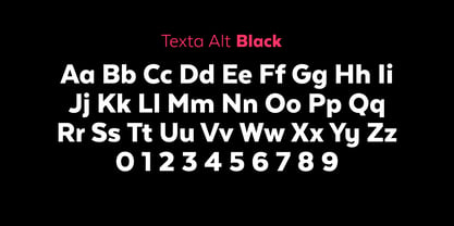 Texta Font Poster 9