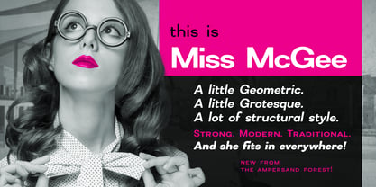 Miss McGee Font Poster 1