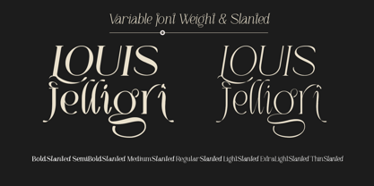 LOUIS felligri Font Poster 4