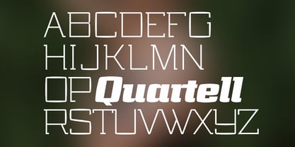 Quartell Round Font Poster 2