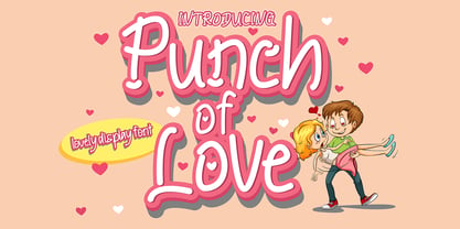 Punch of Love Font Poster 1