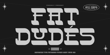Fatdudes Font Poster 1