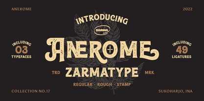 Anerome Font Poster 1