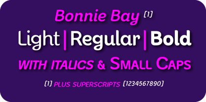 Bonnie Bay Font Poster 4