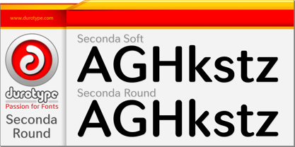 Seconda Round Font Poster 14