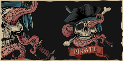 Pirates Rum Font Poster 5