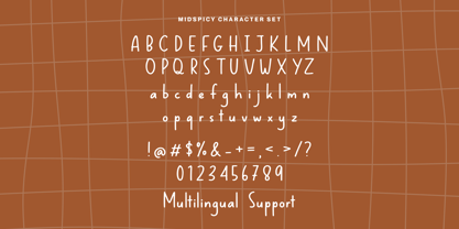 Midspicy Font Poster 9