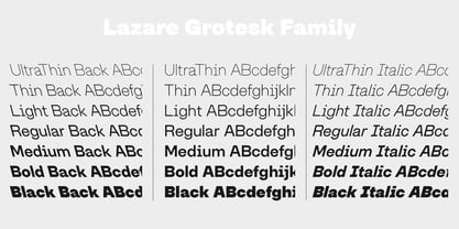 Lazare Grotesk Font Poster 6