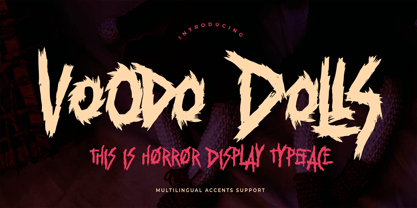 Voodo Dolls Font Poster 1