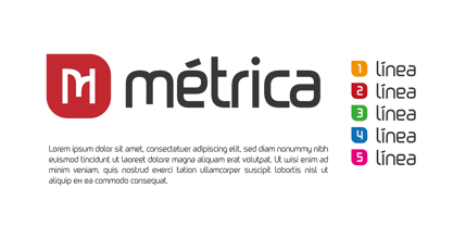 Metrica Font Poster 4