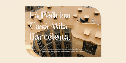 Marvella Typeface Font Poster 2