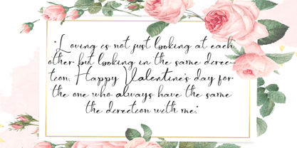 Valentine Moon Font Poster 2