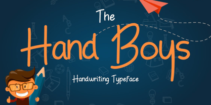 Hand Boys Font Poster 1