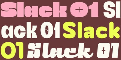Slack 01 Font Poster 3