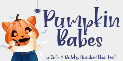 Pumpkin Babes Font Poster 1